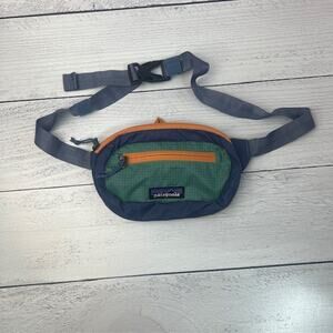 Patagonia Ultralight Black Hole Mini Hip Pack Fanny Bag 1L Teal Orange